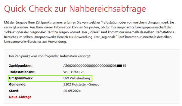 EVN Opt-In Einrichtung